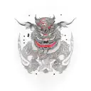 elbow tattoo design idea