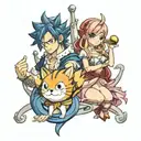 fairy tail anime tattoo design idea