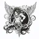 fairy tail anime  tattoo design idea