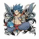 fairy tail anime tattoo design idea