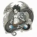 fairy tail anime tattoo design idea