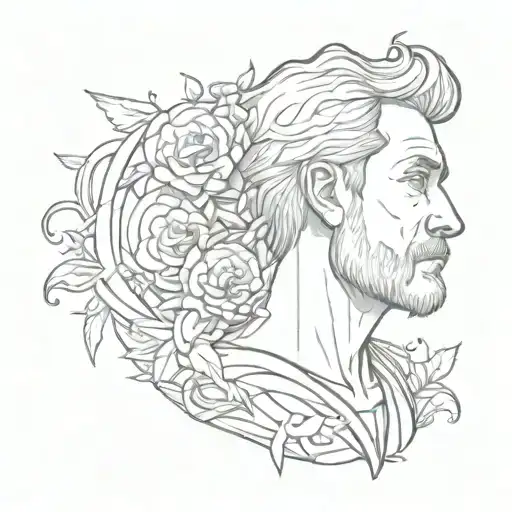 anxiety, overthinking, dad memorial tattoo design idea