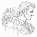 anxiety, overthinking, dad memorial tattoo design idea