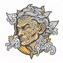 anxiety, overthinking, dad memorial tattoo design idea