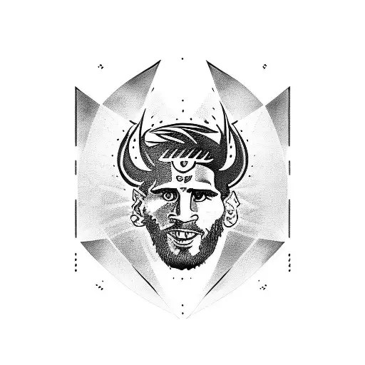 tattoo de  leonel messi tattoo design idea