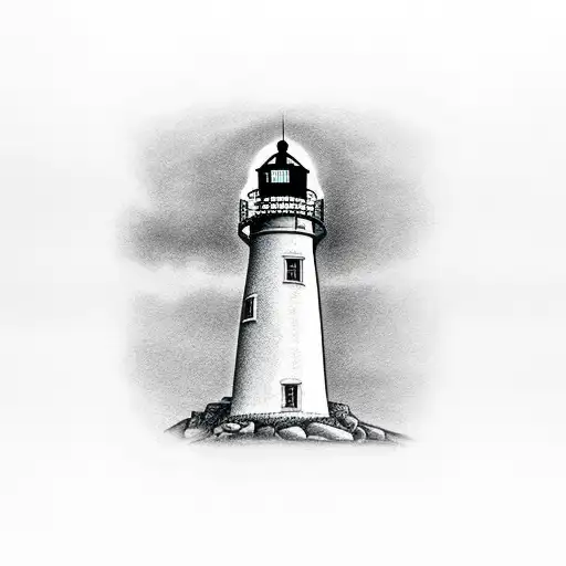 nova scotia lighthouse tattoo design idea