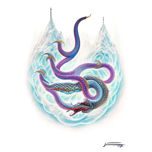 jormungandr tattoo design idea