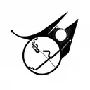 satellite  tattoo design idea