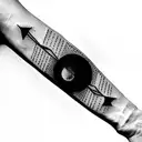 satellite  tattoo design idea