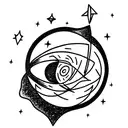 satellite  tattoo design idea