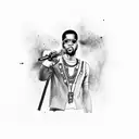 kid cudi tattoo design idea