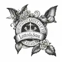 Incorporate symbols representing faith and fatherhood with the names of your sons, Lincoln, Bennett, and Nolan tattoo design idea