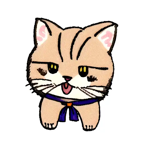 pata de gato con cascabeles y dientes de león alrededor tattoo design idea