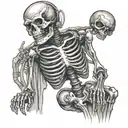 skeleton welding  tattoo design idea