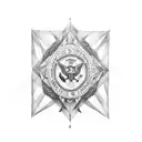 United States od  tattoo design idea
