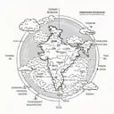 4 Indian weather segment tattoo design idea