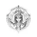 Aquarius Sagittarius Gemini glyph  tattoo design idea