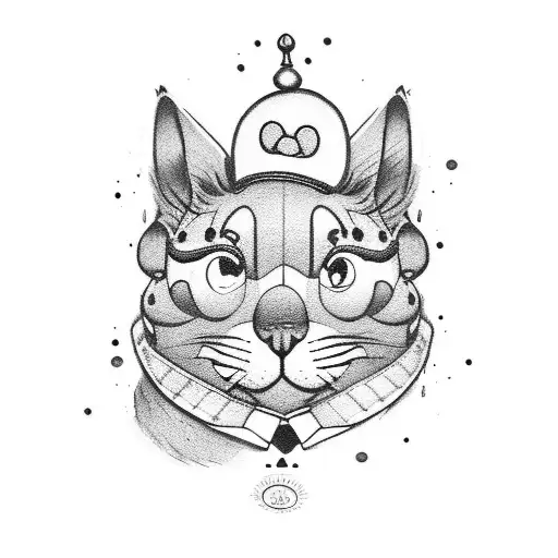 the name REMI with blues clues paw print and bluey tattoo design idea