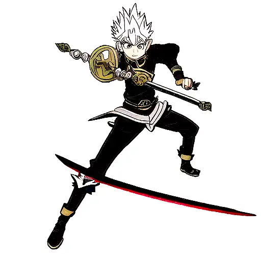 asta's swords tattoo design idea