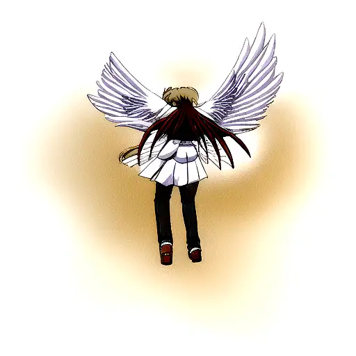 wings of freedom tattoo design idea