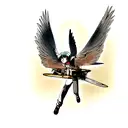 wings of freedom tattoo design idea