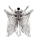 wings of freedom tattoo design idea