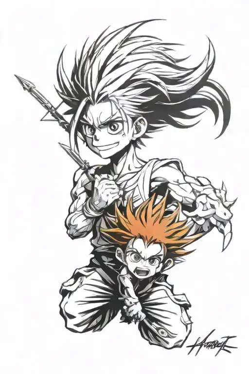 hunter x hunter nen beasts tattoo design tattoo design idea