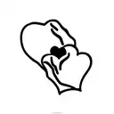 love over fear tattoo design idea