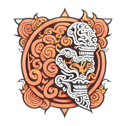 Mayan tattoo design idea