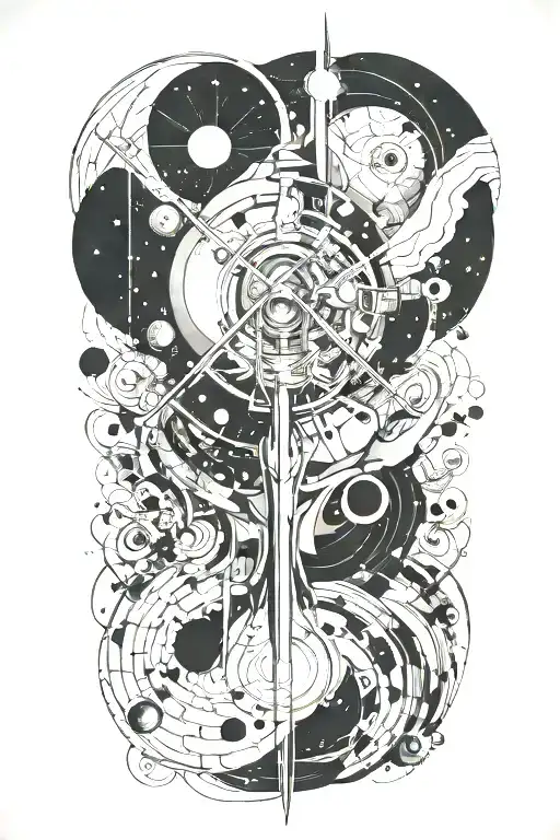 Interstellar tattoo design idea