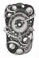 Interstellar tattoo design idea
