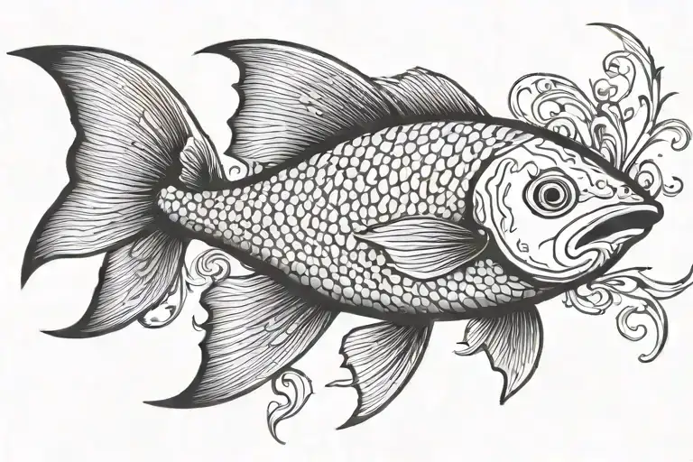 ICHTHYS tattoo design idea