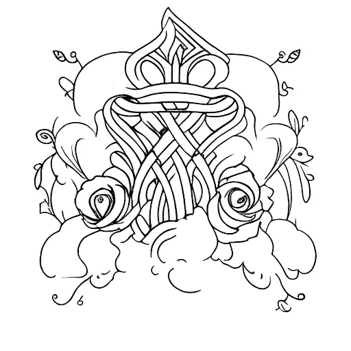 Renaissance tattoo design idea