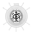 A football with the number 7 incorporated into its design, surrounded by medical symbols like a stethoscope, caduceus, and heartbeat line tattoo design idea