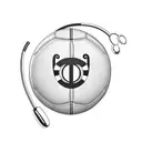 A football with the number 7 incorporated into its design, surrounded by medical symbols like a stethoscope, caduceus, and heartbeat line tattoo design idea