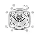 A football with the number 7 incorporated into its design, surrounded by medical symbols like a stethoscope, caduceus, and heartbeat line tattoo design idea