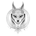 representación de amor entre el sol y la luna  tattoo design idea