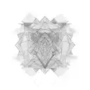 gradient of color tattoo design idea