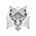 gradient of color tattoo design idea