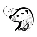 fluide icon otter tattoo design idea