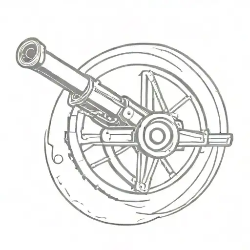 Arsenal Cannon Logo tattoo design tattoo design idea