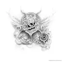 2007 2003 1973 tattoo design idea