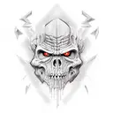 aggrogoth lines tattoo design idea