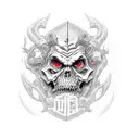 aggrogoth lines tattoo design idea