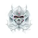 aggrogoth lines tattoo design idea