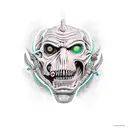 aggrogoth lines tattoo design idea