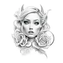 all disney princess tattoo design idea
