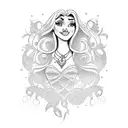 disney princesses tattoo design idea