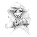disney princesses tattoo design idea