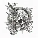 shinigami tattoo design idea